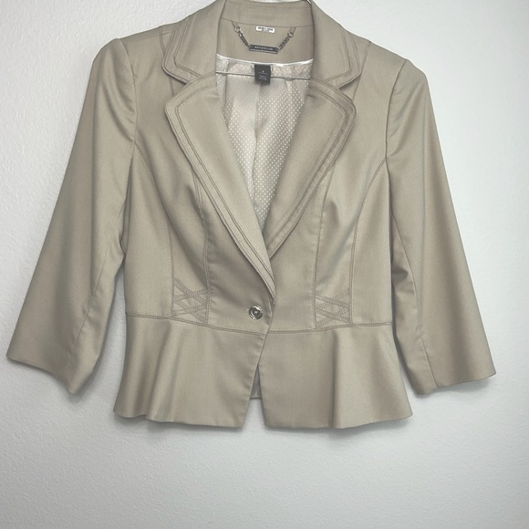 White House Black Market Jackets & Blazers - WHBM Peplum Single Button Blazer